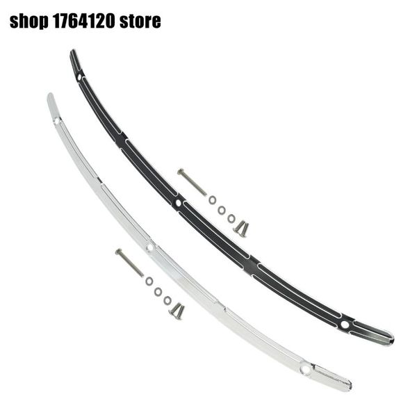 

motorcycle cnc fairing windshield trim black/chrome aluminum fit for touring street glide tri glide electra gli 2014-2020