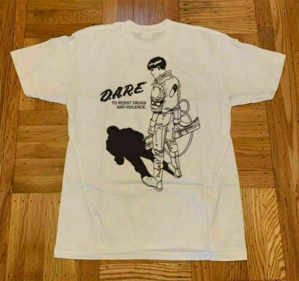 

урожай akira х смеете аниме отомо t рубашка оттиск, White;black