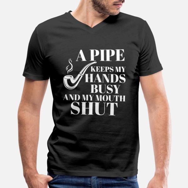 

cigar pipe курильщик джентльмен клуб подарочной тенниски мужчина настройка с коротким рукавом евро размера s-3 отдых фитнес новой модой весн