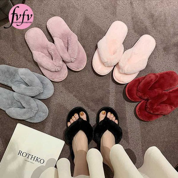 

fvfv]women fur platform slippers summer furry slides female fluffy shoes women's bling slide large size wholesale dropshipping, Black