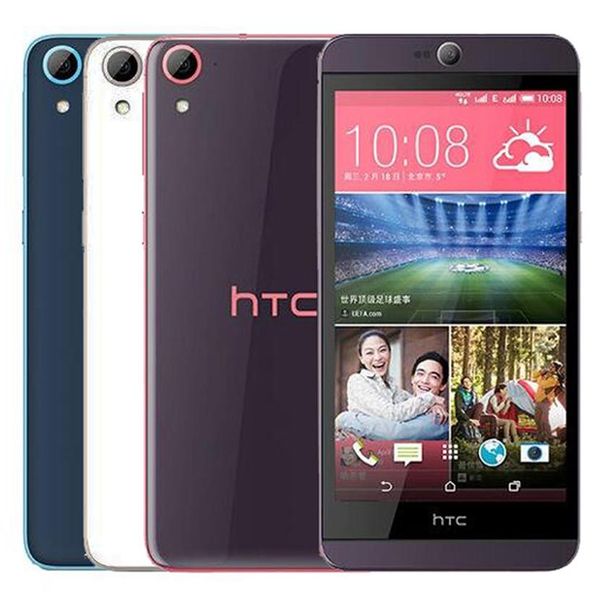 

original unlocked htc desire 826 dual sim otca core android phone dual 4g lte oid 5.0 quad core touchscreen nfc refurbished cellphone