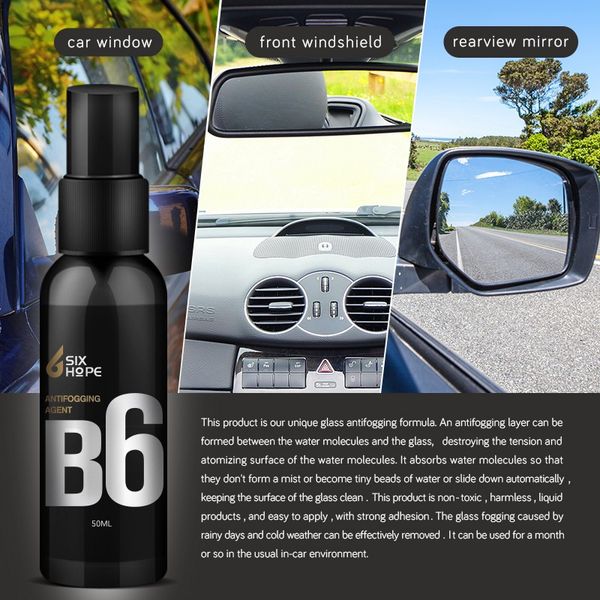 

retreading agent nano ceramic car interior antifogging agent liquid bottle 50 ml car accessories