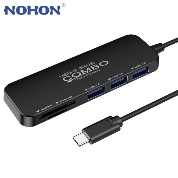 

usb combo usb 3.0 hub high speed portable 3 ports divider card reader all in one for sd tf for lappc computer hub