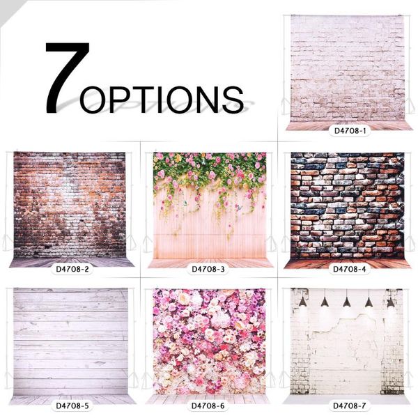 

2 * 3м / 6,6 * 9.8ft большая фотография фон цветок кирпич 7style для детей подростков взрослых новорожденный ребенок фото video studio