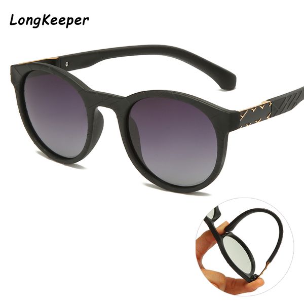 

brand retro round sunglasses men polarized lens vintage sun glasses male eyeglasses accessories men polarized glasses uv400, White;black
