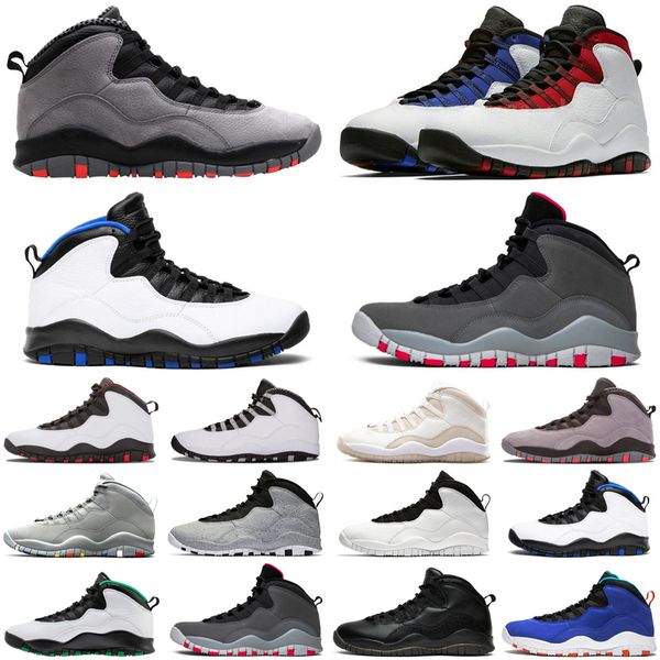 

hot 10 10s orlando men basketball shoes tinker westbrook Cool grey outdoor athletic mens trainers sports sneakers size 7-13