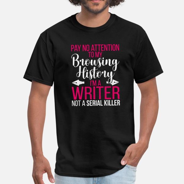 

im a writer gift t shirt men character 100% cotton euro size s-3xl gents anti-wrinkle building summer style natural shirt