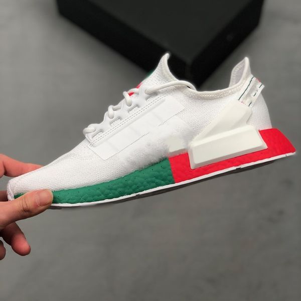 

united by sneakers mexico city fy1160 white black green luxe chaussures de comfortable shoes shoes schoenen size, White;red