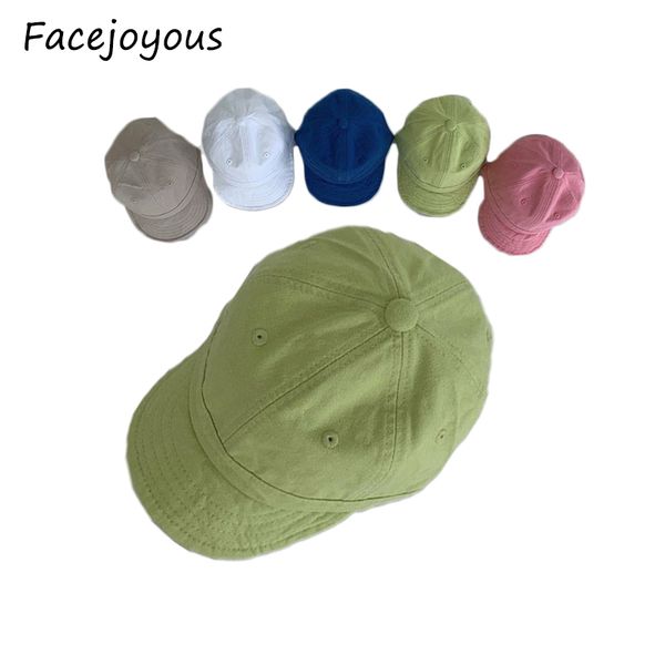

summer newborn baby girl boy sun hat cotton beret hat solid color snapback baseball cap baby hats bucket caps, Yellow