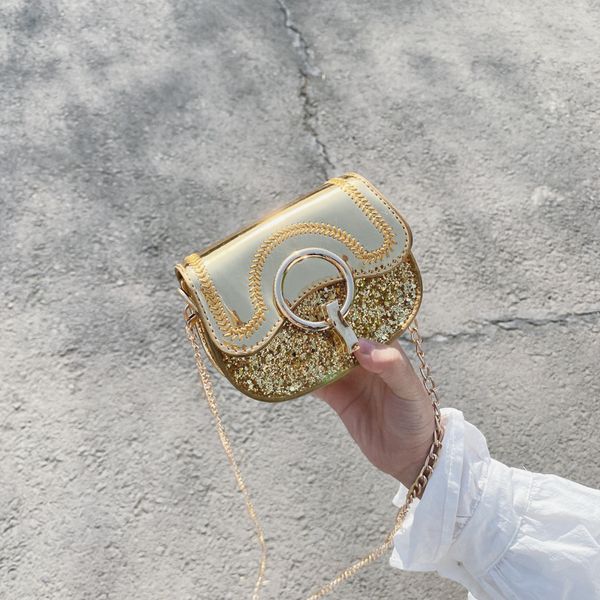 

mini 2020 новый один плечо цепь сумка женская сумка корейской версии чистой красной моды все соответствует седло крест тела