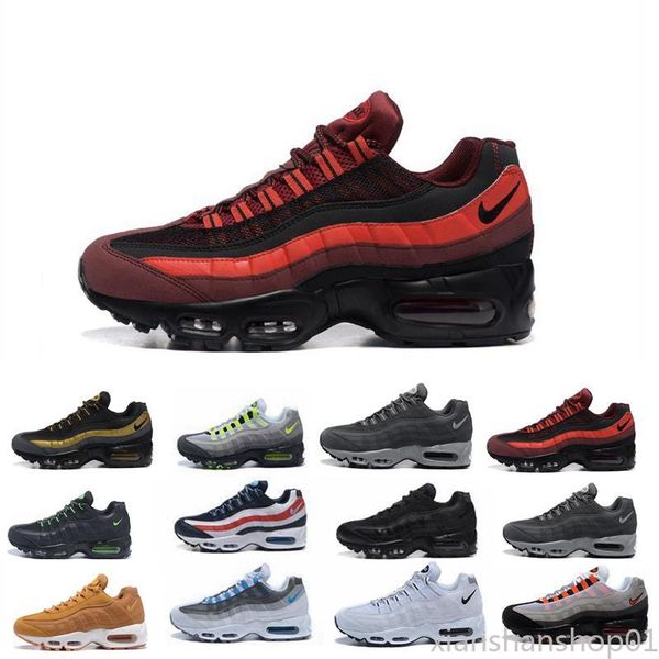 

2020 Mens Cushion Running Shoes Authentic Sports Shoes For Men Top Sneakers walking outdoor Shoes Grey Man Training maxes40-45 x1