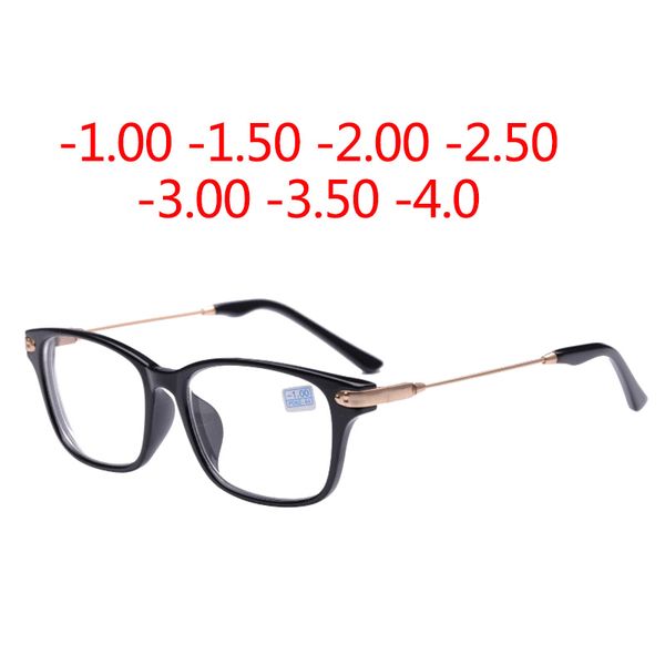 

eyeglasses 2020 optical men women student finished myopia spectacle prescription glasses frame oculos de grau feminino armacao, Black