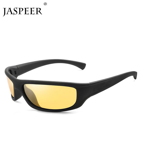

jaspeer new sports polarized sunglasses men women retro style blue mirror glasses male ultralight frame driving eyewear uv400, White;black