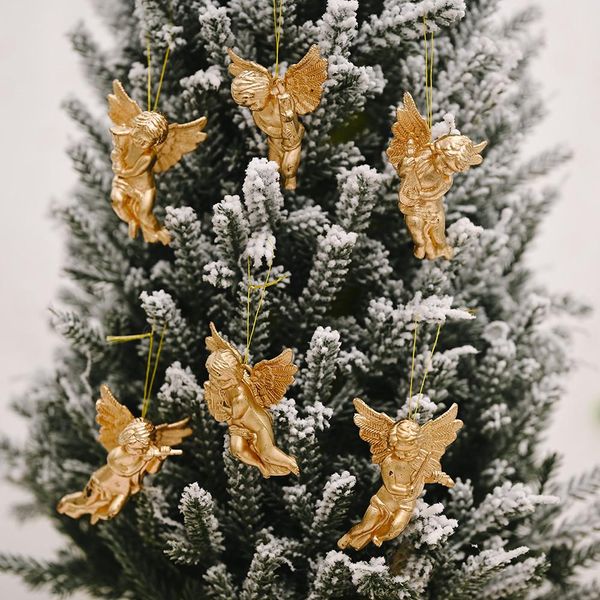 

domu adornos hanging de pendant angel dekoracje plastic decoration do christmas ornaments ornaments navidad supplies party yxlbrj xhhair