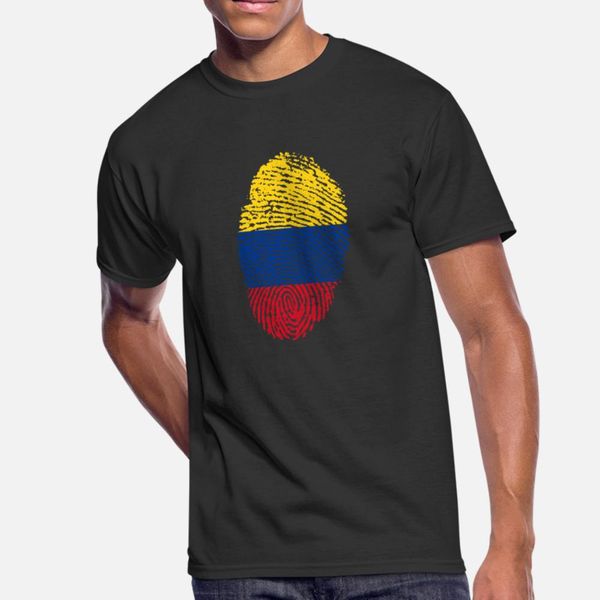 

colombia t shirt men custom cotton s-xxxl cool interesting funny casual spring original shirt, White;black