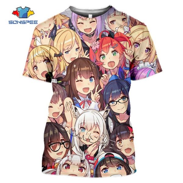 

summer anime loli game re zero rem homme 3d print shirts plus size oversized aesthetic men clothing