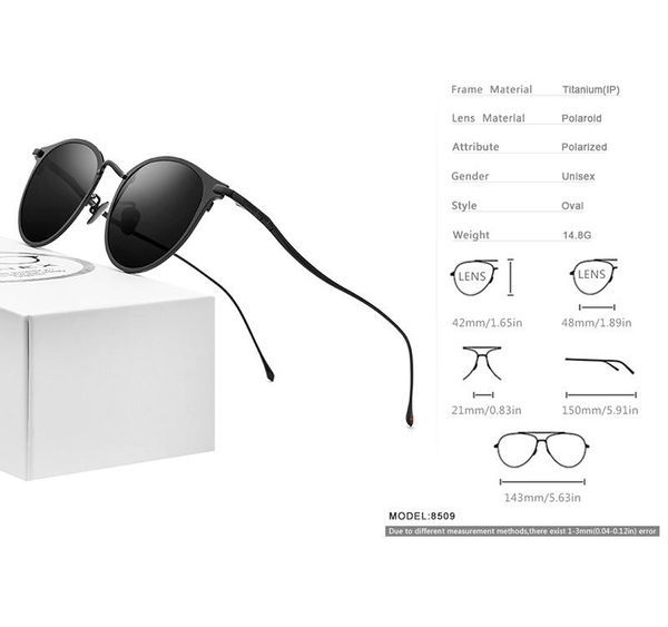 

fonex pure titanium sunglasses men vintage small round polarized sun glasses for women 2019 new retro mirrored uv400 shades 8509001, White;black