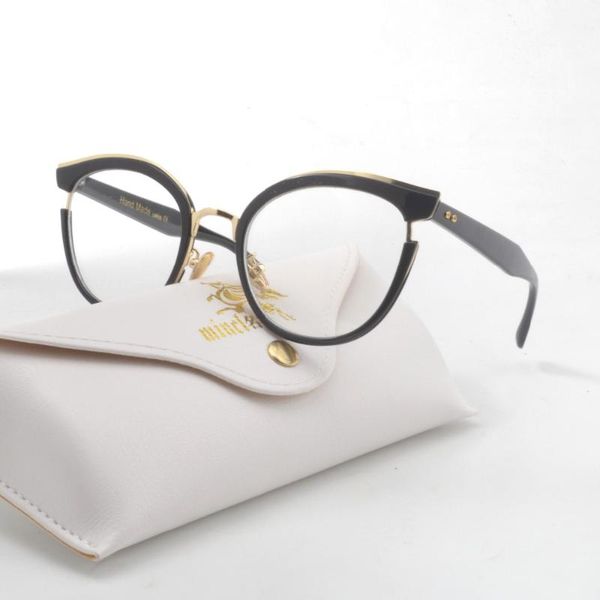 

new round eyewear frames women cat clear lens eyeglasses fashion black prescription glasses 2020 retro optical nx