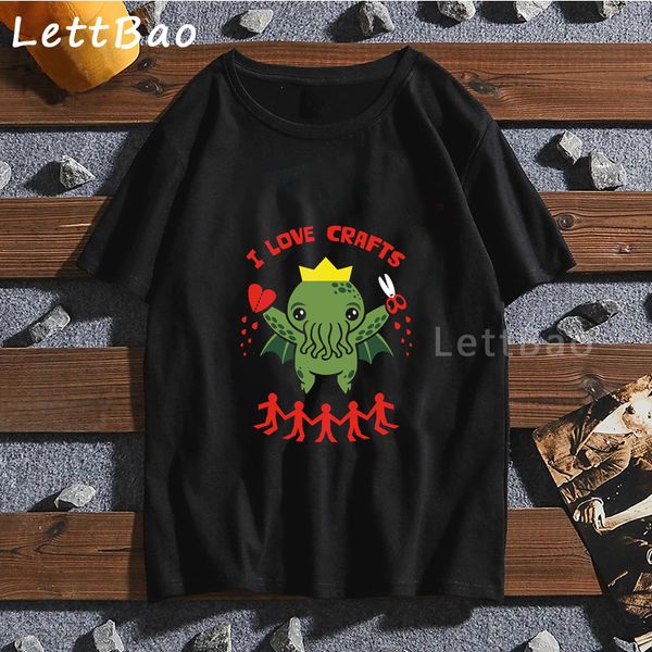 

tshirt hot sale love crafts эстетической tumblr мужская hipster мужская одежда casual тенниска мужская мода одежда новый дизайн тройники
