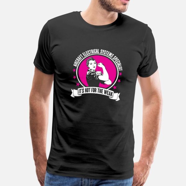 

aircraft electrical systems specialist t shirt men customized tee shirt round neck anti-wrinkle basic summer style formal shirt
