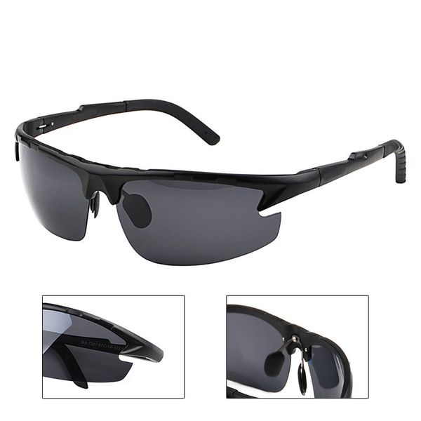 

2020 real sunglasses men polarized new pattern magnesium outdoor sport men polarized sun glasses uv400 sunglasses driving, White;black