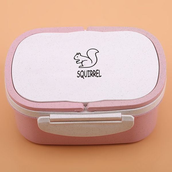 

double-layer lunch box for kids children storage container office school portable bento box insulated organizer