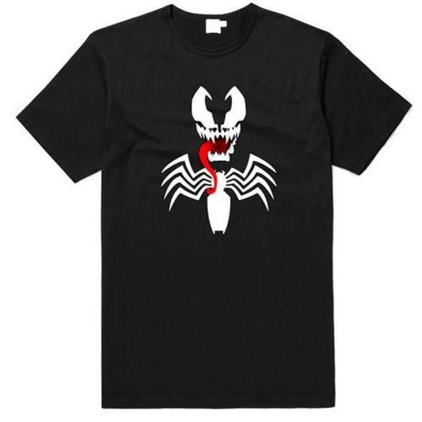 

2020 Venom Black T-shirt Men High Quality Tops Breathanle Casual Men Tees