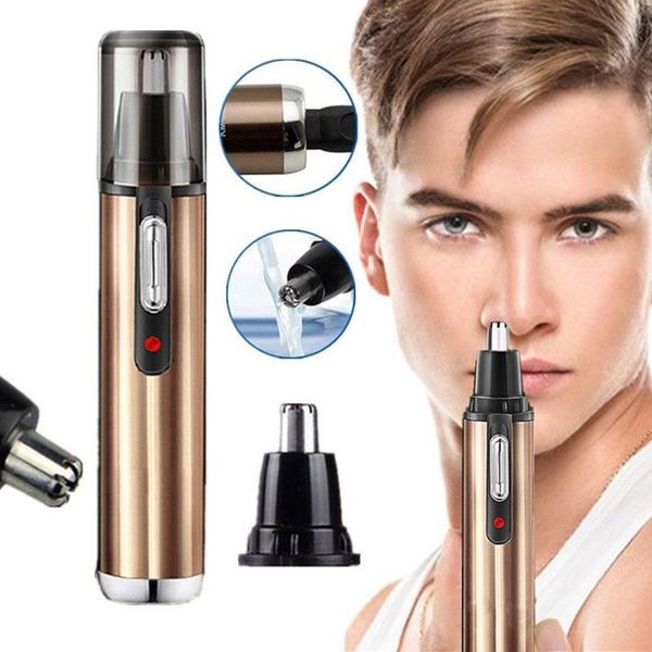 

1pcs electric rechargeable hair removal eyebrow trimer ear nose hair trimmer shaving personal face care tools kit for men