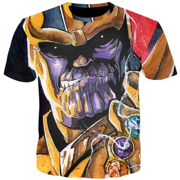 

youthup summer men cool thanos character men 3d print shirts hentai plus size plus size men clothing