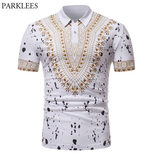 

africa dashiki mens shirt 2020 brand new short sleeve homme casual short sleeve male shirts breathable polos xxl, White;black