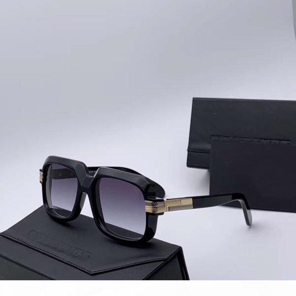 

luxury men square attitude sunglasses logo on lens designer sunglasses shiny black gold brand new with box, White;black