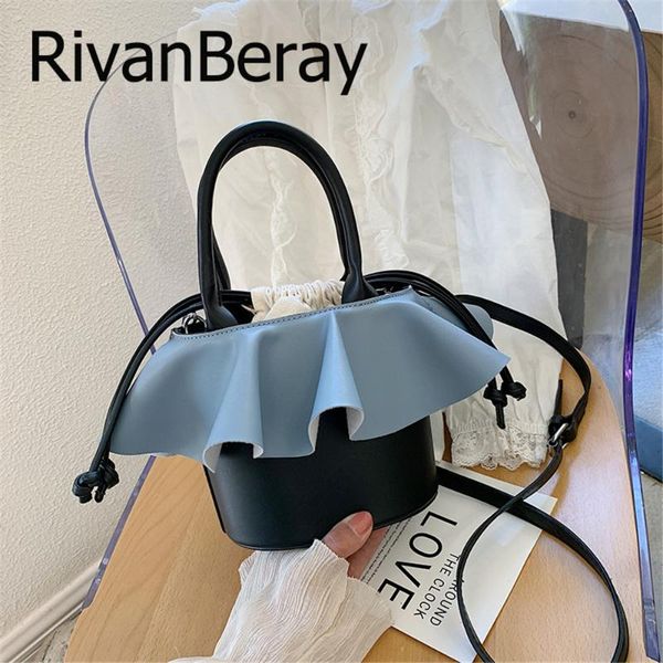 

luxury bucket handbags women bags designer 2020 summer pu leather shoulder bag crossbody bag for women handle stylish small tote