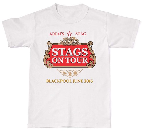 

2019 summer sale fashion stags on tour stella personalised custom do t-shirt t shirt cotton