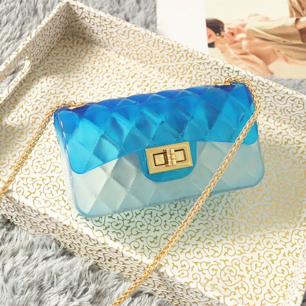 

2020 new jelly slant single shoulder bag chain small xianglingge fashion bag