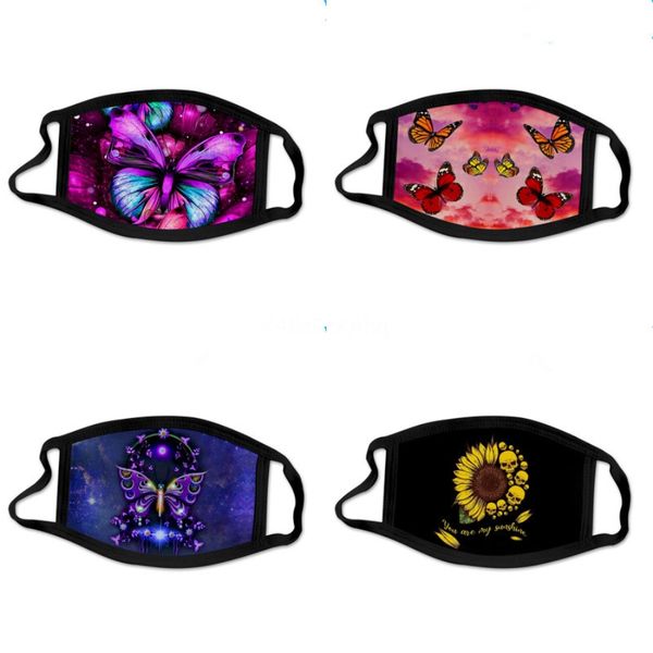 

2pcs neckerchief cycling printed outdoor sun block dustproof summer mask scarf neckerchief veil scarf#650