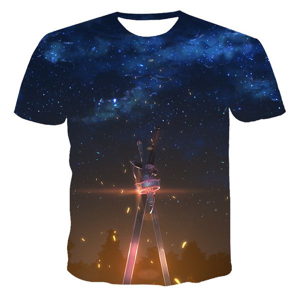 

anime style new anime print the men 3d print shirts oversized horror anime men clothing