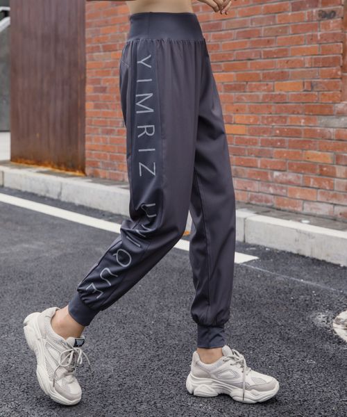 

new women's loose ankle-tied running yoga sports sports pantsfitness pants printed thin quick-drying high waist yoga pants zrksv