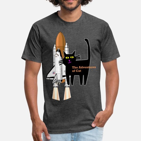 

cat dreams of space t shirt men famous tee shirt size s-3xl clothing famous comfortable summer style novelty shirt