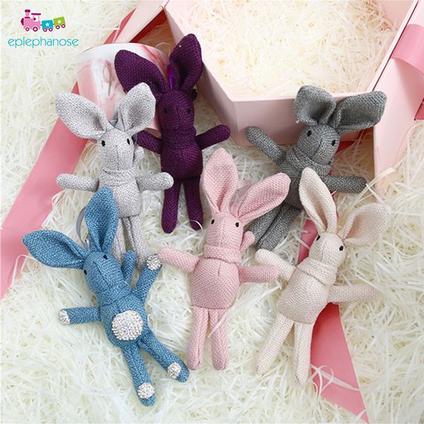 

dress ing rabbit bear plush toy stuffed animals present decor keychain kid's party toy bouquet plush dolls girls bag pendant