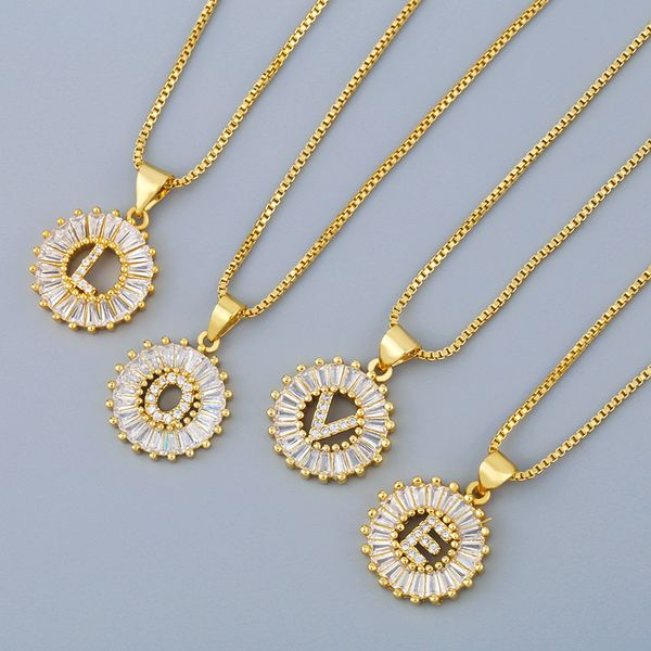 

fashion cross-border ornament 26 english letter necklace english letter necklace simple pendant nkp04, Silver