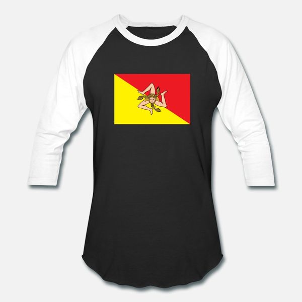 

sicily flag t shirt men designing 100% cotton euro size s-3xl pattern fitness funny spring autumn outfit shirt