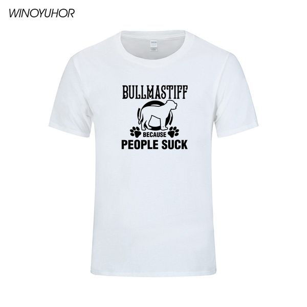 

bullmastiff dog t-shirt men 2020 summer casual short sleeve tshirt cotton animal lover funny printed t shirt mens clothing