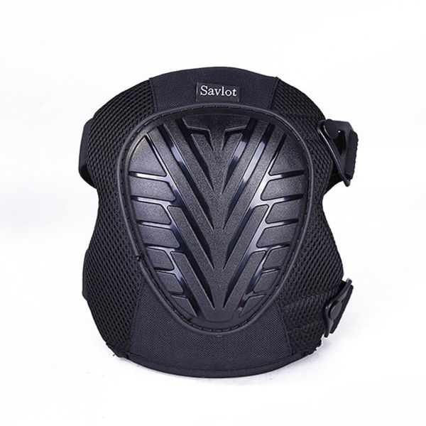 

elbow & knee pads black nylon professional with heavy duty silicone eva padding outdoor engineering work garden protector, Black;gray