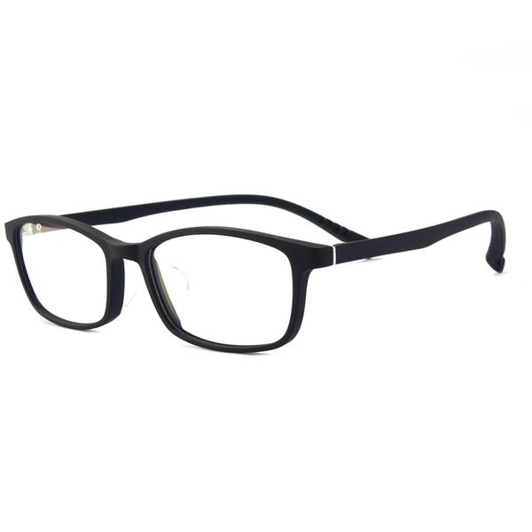 

ultem flexible tr-90 plastic light weighted eyeglasses optical eyewear full rim rectangular eye glasses men style, Black