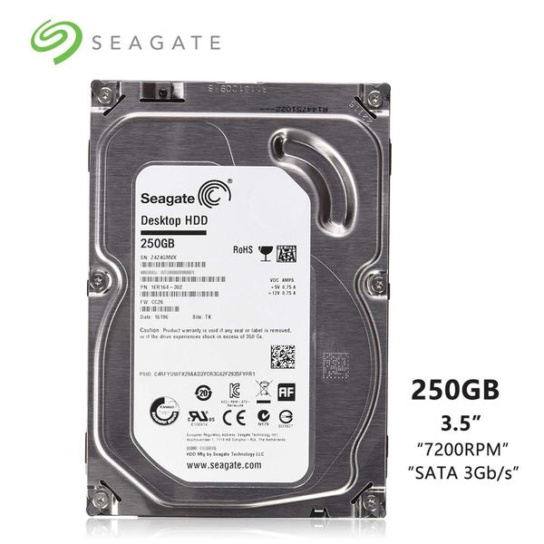 

cgjxsseagate 250gb deskpc 3 .5 internal mechanical hard disk sata 1 .5gb /s hdd 7200 rpm 8 mb /16 mb buffer
