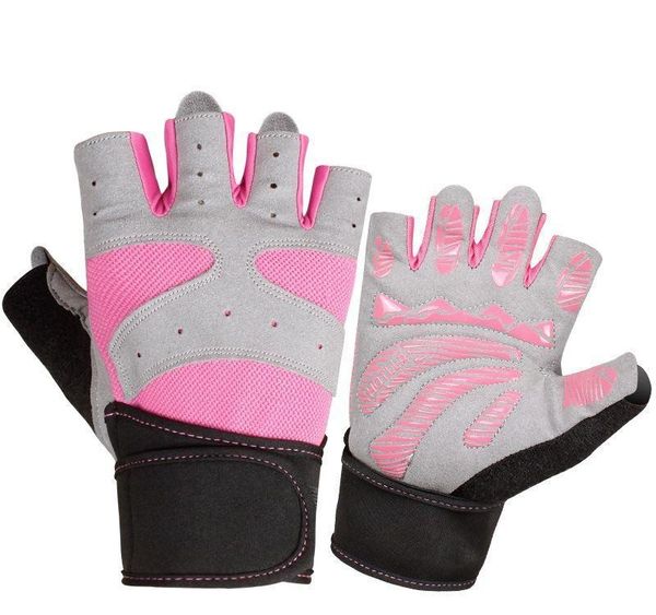 

multipurpose fitness half-finger gloves breathable mesh cloth gym gloves practical non-slip cycling, Black