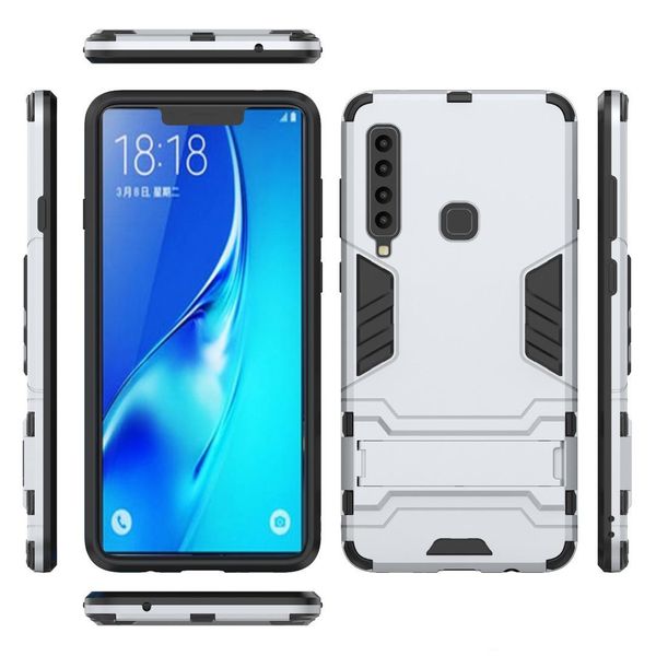 

for samsung galaxy j2 core j2 pro a6 2018 a6 plus 2018 j7 duo hybrid kickstand anti shock defender armor case tpu pc cover 170pcs/lot