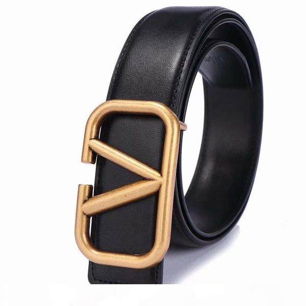 

2020 new designers belt men's belts gold buckle genuine leather belts for men design mens belt women with ing, Black;brown