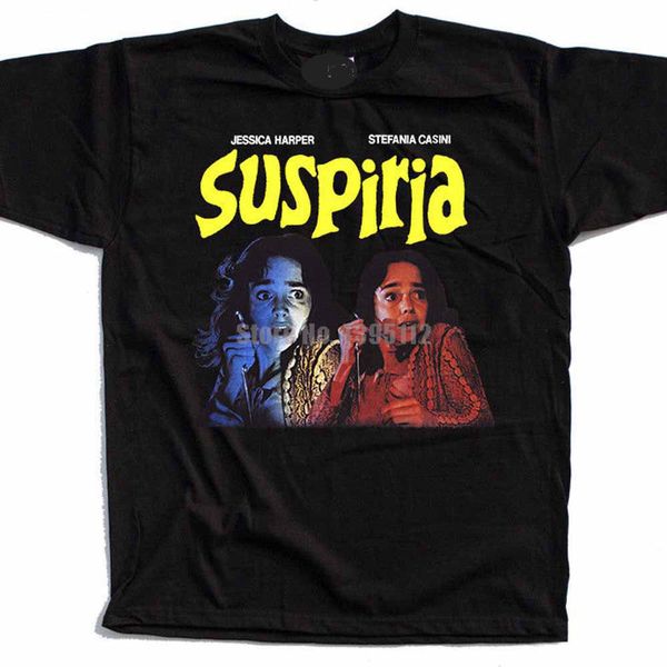 

suspiria movie men tee shirt harajuku tshirts fashion 2019 t shirts black and white t-shirt xxxxl