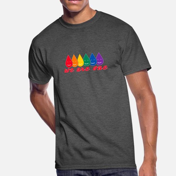 

gay lesbian lgbt drops rainbow color i gift idea t shirt men print tee shirt o neck basic solid fitness authentic spring vintage shirt